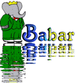 Gif animé Babar reflet